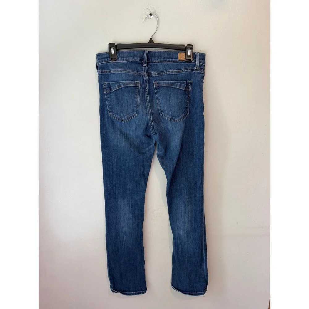 Express Barely Boot Mid Rise Jeans Medium Wash Blue Denim Women Size 8R